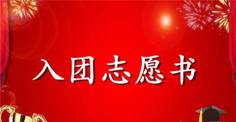 初中生入团志愿书300字【四篇】