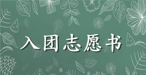 2023年初二学生入团志愿书模板800字