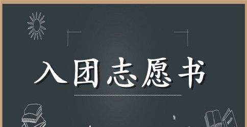 2023年高中学生入团志愿书格式800字