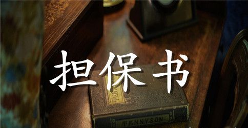 合同担保书范文3篇